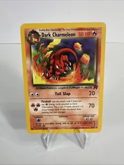 Pokemon Card Team Rocket Dark Charmeleon 32/82 Uncommon WOTC TCG Nintendo - Image 1