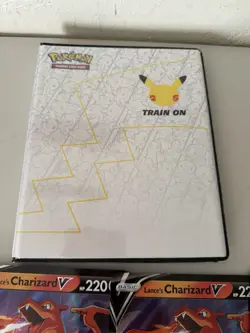 Pokemon Lot of 8 Jumbo Cards with Celebrations Binder Charizard Pikachu Mewtwo - Image 3