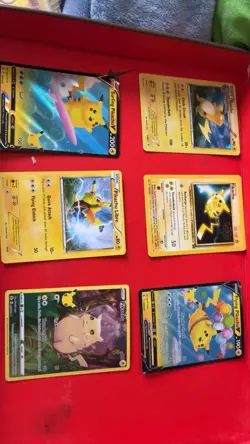 Pikachu & Raichu Holo/Regular Pokemon TCG 6 Card Lot English - Image 5