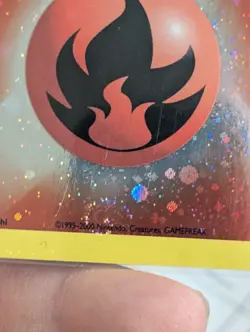 Fire Energy (WotC 2002 League) League & Championship Cards Holo With 2 Swirls 🍥 - Image 3