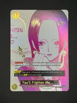 One Piece TCG OP14-118 You’ll Frighten Me… AA Alt Art Card Game CCG ENGLISH - Image 1