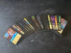 90 Disney Lorcana Super Rare Trading Card Game Lot Winterspell Fabled Whispers - Image 1