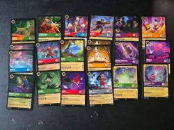 90 Disney Lorcana Super Rare Trading Card Game Lot Winterspell Fabled Whispers - Image 4