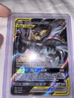 Pokemon Pikachu & Zekrom GX TCG Sun & Moon SM168 Holo Card - Image 1