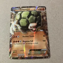 Golem EX 46/83 Ultra Rare Generations Pokemon Card Heavily Played - Image 2