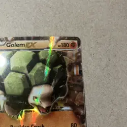 Golem EX 46/83 Ultra Rare Generations Pokemon Card Heavily Played - Image 5