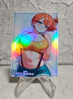 Misty Trading Card Waifu Goddess Story Anime Girl holo Karte Manga Full Art - Image 1