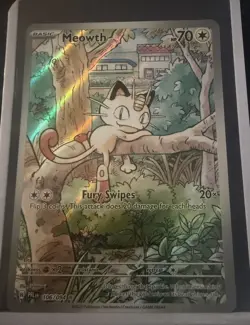 Meowth - 106/094 - Illustration Rare - Phantasmal Flames - Pokemon Card - NM/M - Image 1