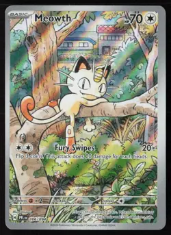 Meowth - 106/094 - Illustration Rare - Phantasmal Flames - Pokemon Card - NM/M - Image 1