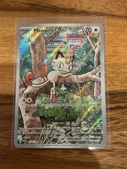 Meowth 106/094 | Phantasmal Flames | Illustration Rare | Pokemon | NM/M - Image 1