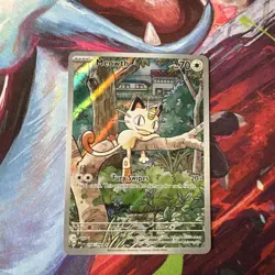 Meowth 106/094 ME02: Phantasmal Flames Illustration Rare Pokemon TCG NM - Image 2