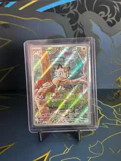 Meowth 106/094 ME02: Phantasmal Flames Illustration Rare Pokemon TCG NM - Image 2
