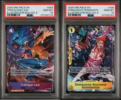 One Piece Illustration Vol. 6 Trafalgar Law Donquixote Rosinante PSA 10 English - Image 1