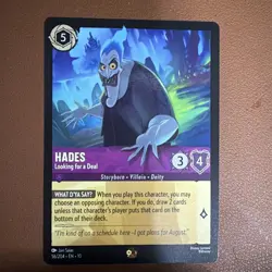 Hades - Looking For A Deal 56/204 - Legendary Non-foil - Disney Lorcana - Image 1