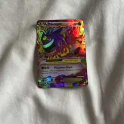 Pokemon TCG XY Phantom Forces M Gengar EX Ultra Rare Holo Card 35/119 Mega - Image 1