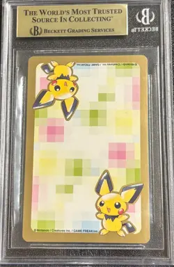 BGS 9.5 Pikachu Joker #25 Gold Poker Set 2000 Pokemon Card - Image 2