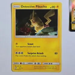 Pokemon Pikachu Lot V VMAX Detective Pikachu 25th Anniv BSP Reverse Holo 5 Cards - Image 3