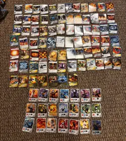 LEGO Ninjago 100+ Cards Lot — 86 playable, 20 characters (2011-2012) - Image 1