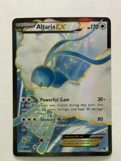 Altaria EX Full Art Ultra Rare Holo 123/124 Fates Collide Pokemon Card 2016 - Image 1