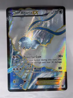 Altaria EX Full Art Ultra Rare Holo 123/124 Fates Collide Pokemon Card 2016 - Image 2