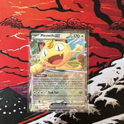 Meowth EX 062/088 XY Full Art Holo Rare EX Pokemon TCG Card 170 HP Cat - Image 1