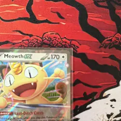 Meowth EX 062/088 XY Full Art Holo Rare EX Pokemon TCG Card 170 HP Cat - Image 3