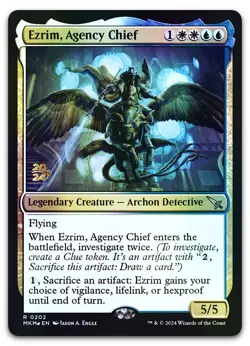 Ezrim, Agency Chief #202 (Foil) (NM) Prerelease Cards PRE Magic MTG - Image 1
