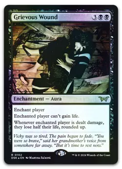 Grievous Wound #102 (Foil) (NM) Prerelease Cards PRE Magic MTG - Image 1