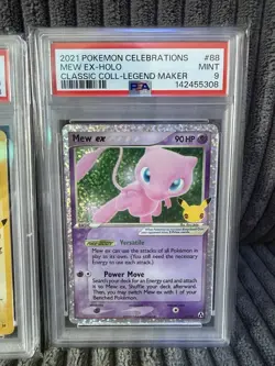 PSA 9 Pokemon Card Lot Celebrations Birthday Pikachu, Mew ex - Image 4