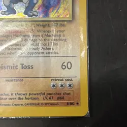 1st Edition Machamp 8/102 Holo Base Set Rare SEALED Pokemon Card WOTC - Image 4