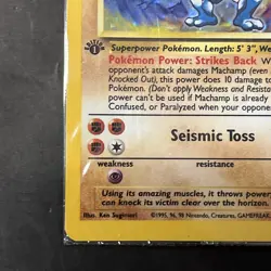 1st Edition Machamp 8/102 Holo Base Set Rare SEALED Pokemon Card WOTC - Image 5