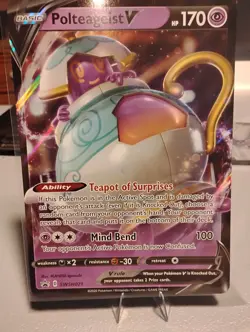 Polteageist V SWSH021 Jumbo Promo Pokemon Card - Image 1
