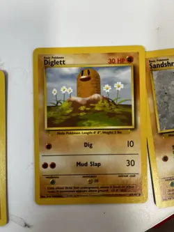 Vintage Pokemon Fighting Card Lot – Machop, Hitmonlee, Cubone – WOTC 1999 Bundle - Image 4