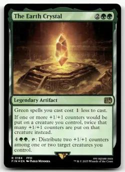 The Earth Crystal #184 (Foil) (NM) Final Fantasy FIN Magic MTG - Image 1