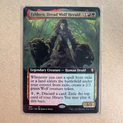 Faldorn Dread Wolf Herald Commander Legends Battle for Baldurs Gate Extended Art - Image 1