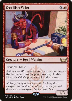 MTG Devilish Valet Promopack Stamped ** SNC Promos ** English (NM) - Image 1