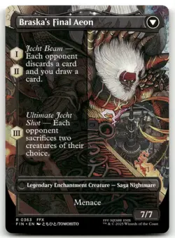 Jecht, Reluctant Guardian (Borderless) #363 (NM) Final Fantasy FIN Magic MTG - Image 2