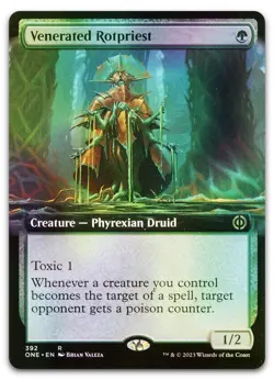 Venerated Rotpriest (Extended Art) #392 (Foil) NM Phyrexia All Will Be One - Image 1
