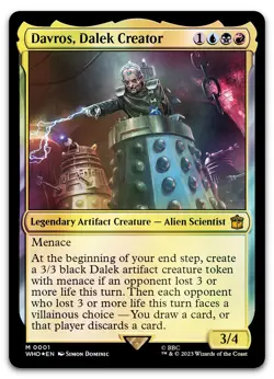 Davros, Dalek Creator #1 (Foil) (NM) Doctor Who WHO Magic MTG - Image 1