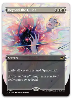 Beyond the Quiet (Borderless) #303 (NM) Edge of Eternities EOE Magic MTG - Image 1
