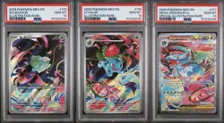 2025 Pokemon #133 #134 #177 Bulbasaur Ivysaur Mega Venusaur PSA 10 Seq - Image 1