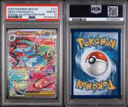 2025 Pokemon #133 #134 #177 Bulbasaur Ivysaur Mega Venusaur PSA 10 Seq - Image 4