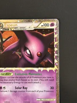 Espeon Prime 81/90 Ultra Rare HGSS Undaunted Pokemon TCG LP - Image 2