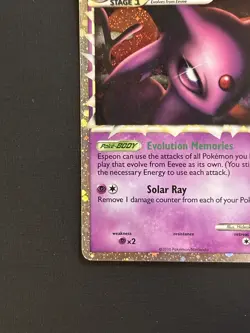 Espeon Prime 81/90 Ultra Rare HGSS Undaunted Pokemon TCG LP - Image 4