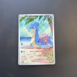Pokemon TCG Destined Rivals Misty's Lapras Illustration Rare 194/182 - Image 1