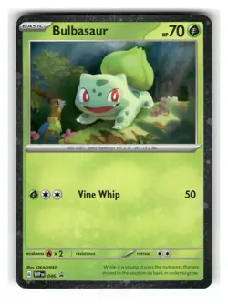 Bulbasaur (Cosmos Holo) 046 Holo Promo Scarlet & Violet Promo Pokemon Near Mint - Image 1