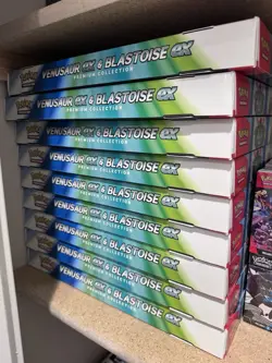 Pokemon TCG Venusaur Ex & Blastoise Ex Premium Collection! Game Stop Exclusive - Image 1