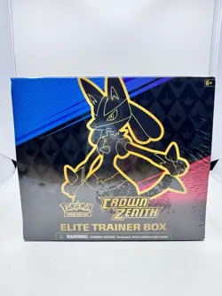 Pokemon TCG Crown Zenith ETB Elite Trainer Box [Brand New, Sealed] - Image 1