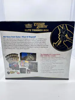 Pokemon TCG Crown Zenith ETB Elite Trainer Box [Brand New, Sealed] - Image 3