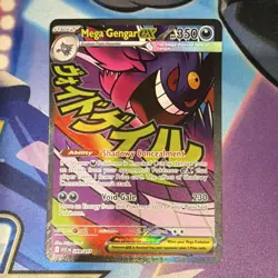 Pokemon Mega Gengar EX 269/217 ASC Secret Rare Full Art Holo Stage 2 350 HP 230 - Image 1